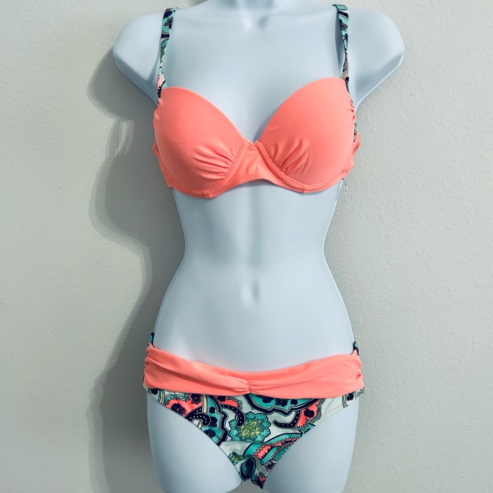 Astylish Brand Women’s Size Small Push Up Two-Piece Padded Bikini